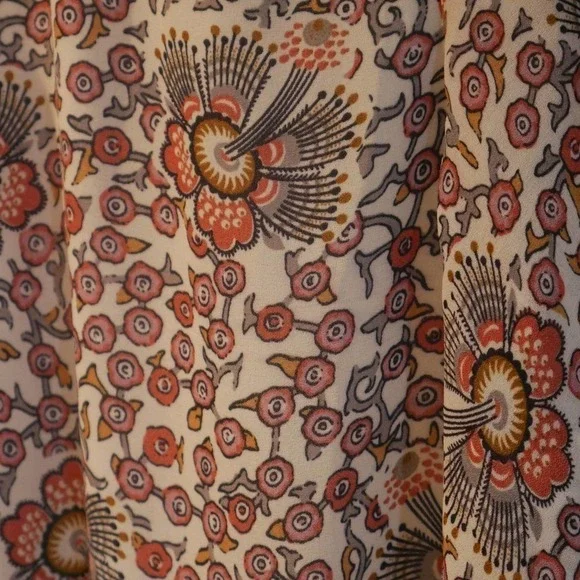 LOFT Flowerbud Button Sleeve Dress Size XS EUC - Picture 8 of 8